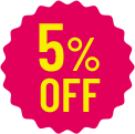 5%OFF